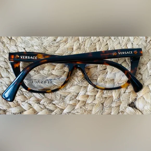 Versace Brown Tortoiseshell Glasses
